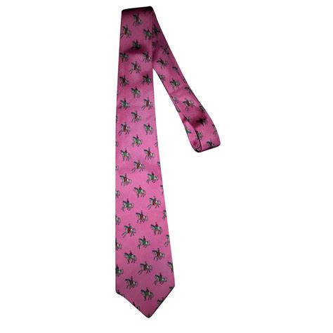 rose indien tie hermes|Hermes pink silk ties.